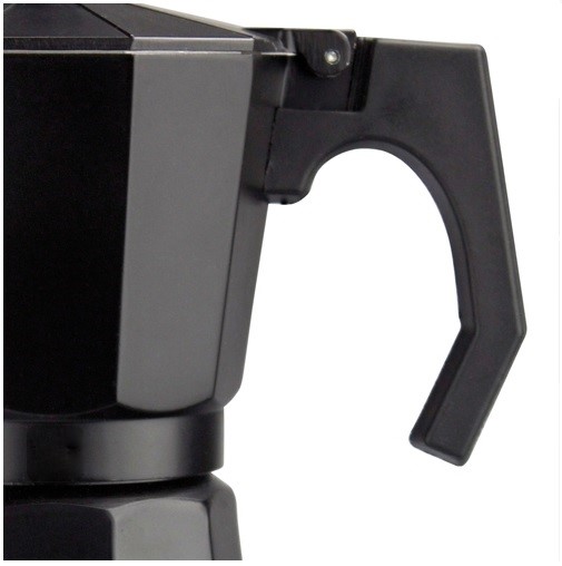 Cafetera Italiana Moka Espresso 6 Tazas Negra