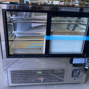 Vitrina Pastelera Refrigerada Cristal Curvo 120 cm