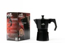 Cafetera Italiana Moka Espresso 3 Tazas Negra