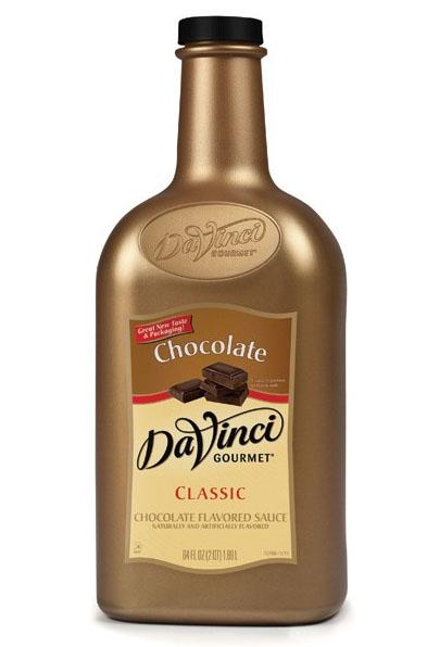 Salsa DaVinci Chocolate Oscuro 1/2 Galón