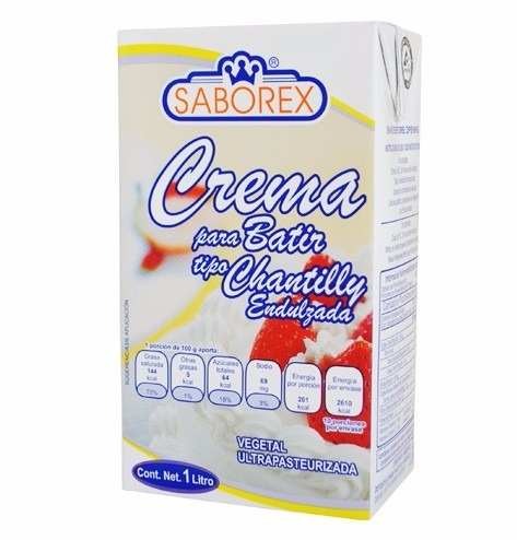Crema para Batir Tipo Chantilly c/12 Lts