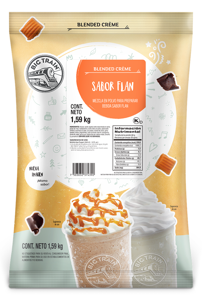 Big Train Flan 1.59Kg