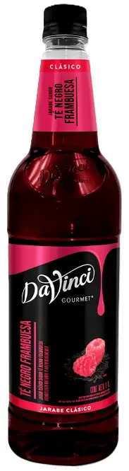DaVinci Jarabe Te Negro Frambuesa 1 Lt