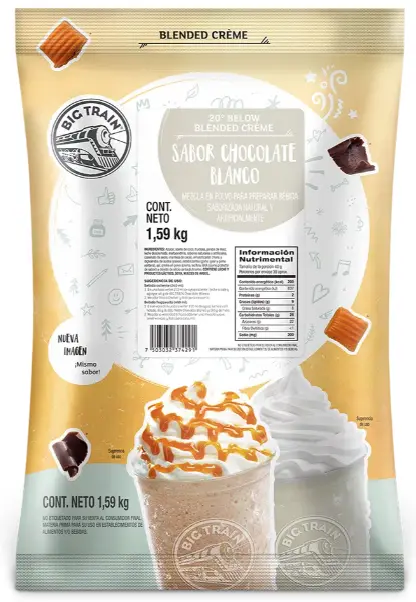 Big Train 20° Below Chocolate Blanco 1.59 Kg