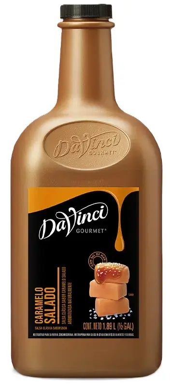 Salsa DaVinci Caramelo Salado 1/2 Galón