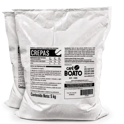 [TTEC-2] Harina para Crepas CafeBoato 10Kg