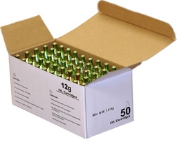 [CR500-10] Cargadores de Gas CO2 12gr c/50 pza