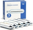 [CR502] Cargadores de Gas CO2 16gr c/5 pza CON ROSCA