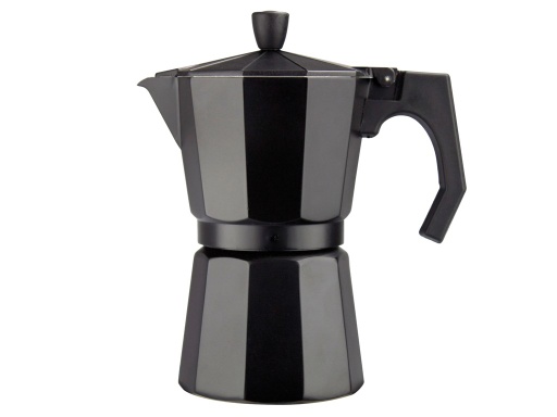 Cafetera Italiana Moka Espresso 6 Tazas Negra