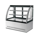 Vitrina Pastelera Refrigerada Cristal Curvo 120 cm