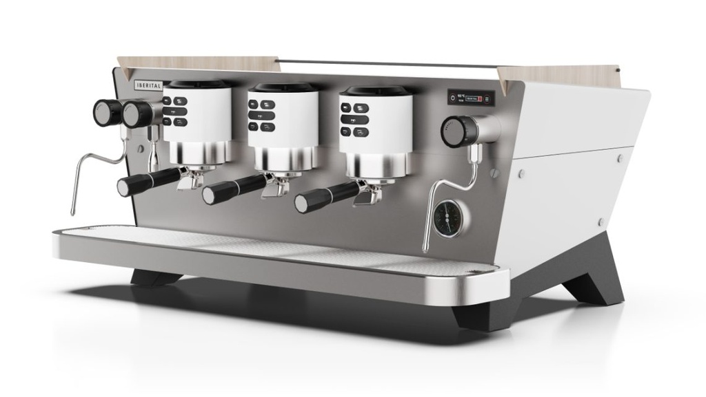 Cafetera IBERITAL VISTA 2 GR Blanca Dual Boiler