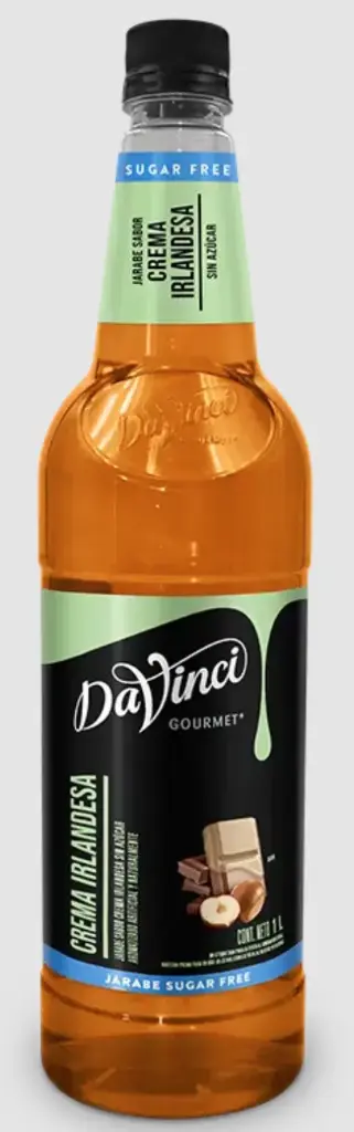 Davinci Jarabe Crema Irlandesa Sugar Free 1 lt