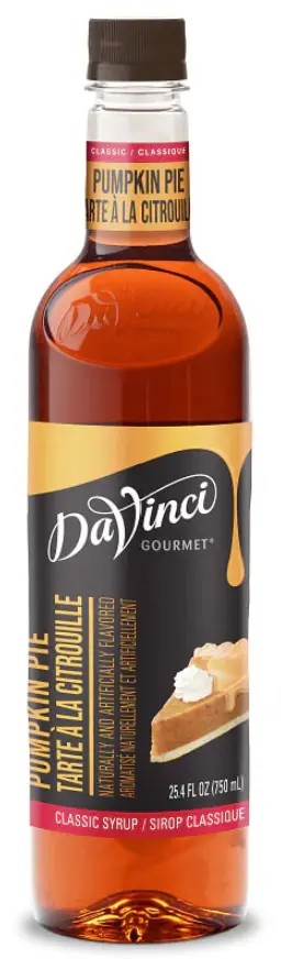 Davinci Gourmet Pumpkin Pie 750ml