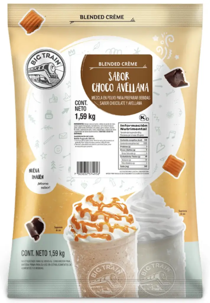 Big Train Choco Avellana 1.59 Kg