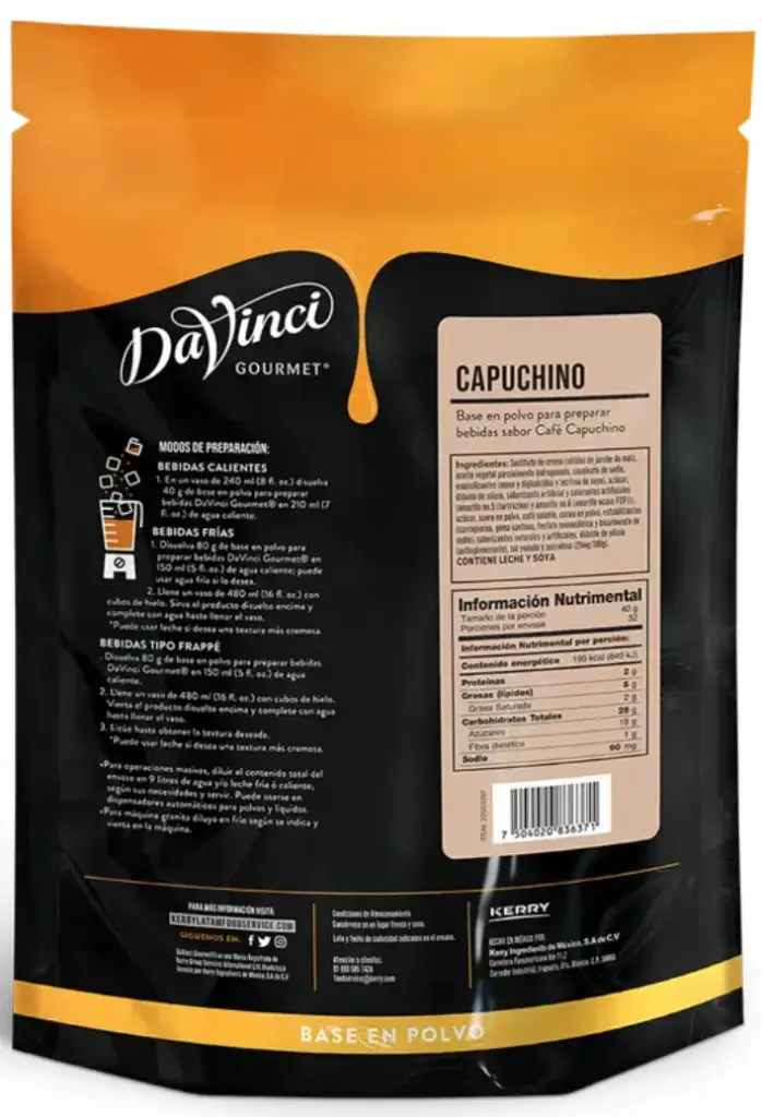 DVG OSCARS CREAMY CAPPUCCINO 1.3 KG