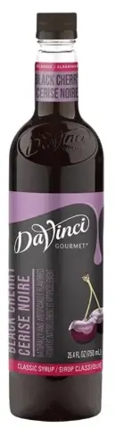 Jarabe Davinci Gourmet Para Bebidas --- Black Cherry ( cereza negra) 750ml