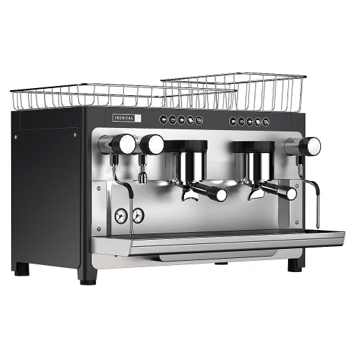 [TANDEM-2-N] Cafetera Aut. IBERITAL TANDEM 2 GR Negra