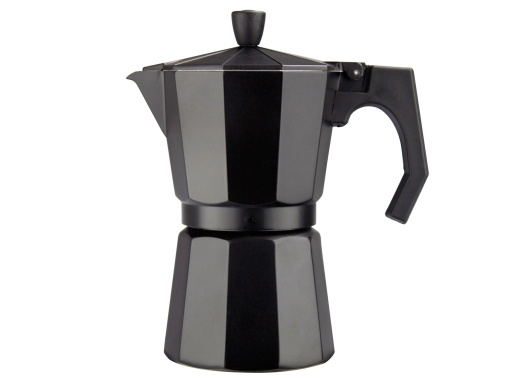 [CAFI-3-N] Cafetera Italiana Moka Espresso 3 Tazas Negra